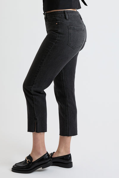 High Rise Cropped Straight Leg Jean Tummy Control, Pack of 8