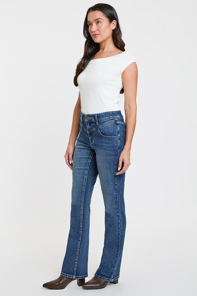 High Rise Contour V-Front Bootcut Jeans, Pack of 8