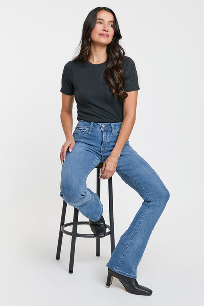 Mid Rise Curve Confidence WannaBettaButt Bootcut Jeans, Pack of 8
