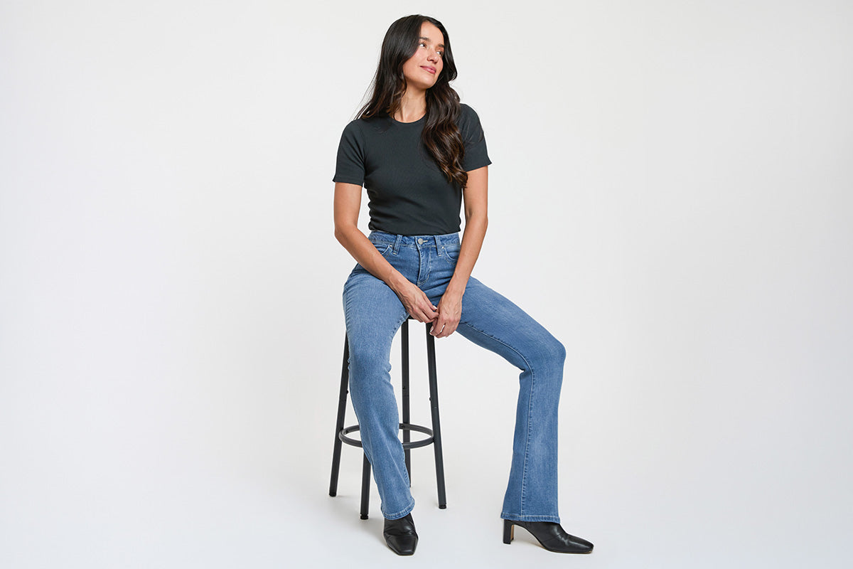 Mid Rise Curve Confidence WannaBettaButt Bootcut Jeans, Pack of 8