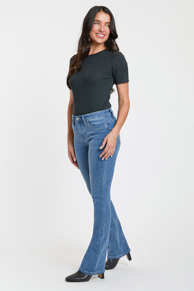 Mid Rise Curve Confidence WannaBettaButt Bootcut Jeans, Pack of 8