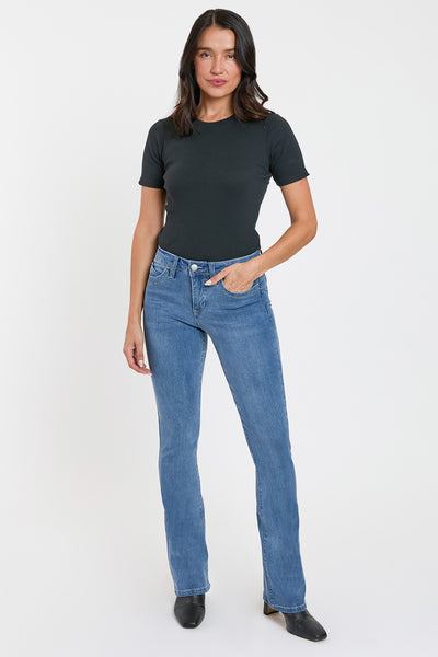 Mid Rise Curve Confidence WannaBettaButt Bootcut Jeans, Pack of 8