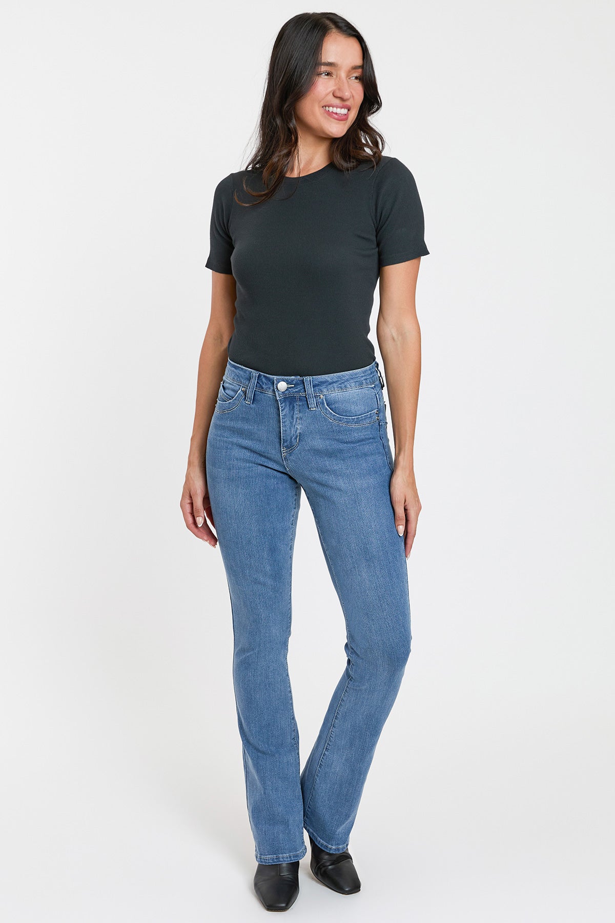 Mid Rise Curve Confidence WannaBettaButt Bootcut Jeans, Pack of 8