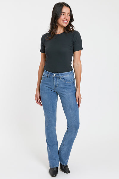 Mid Rise Curve Confidence WannaBettaButt Bootcut Jeans, Pack of 8