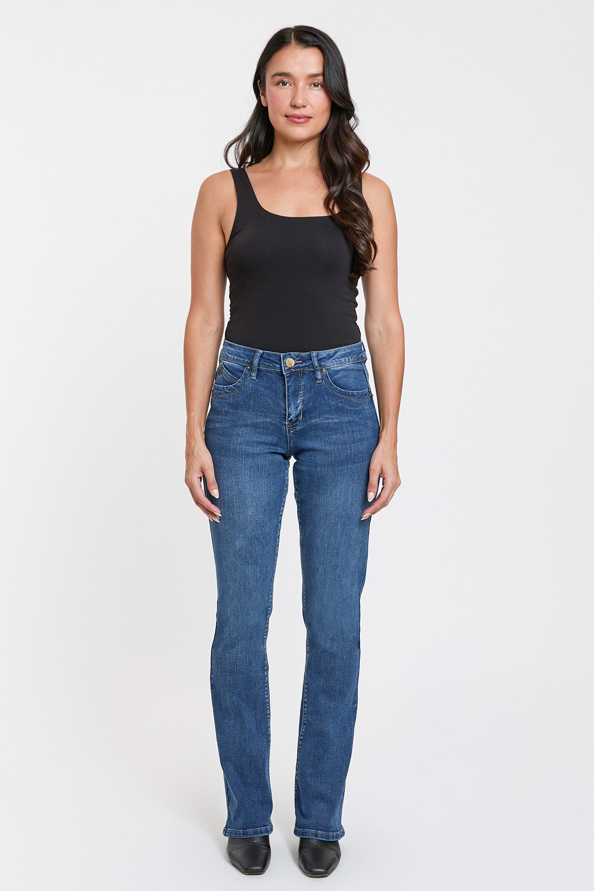 Mid Rise Curve Confidence WannaBettaButt Bootcut Jeans, Pack of 8