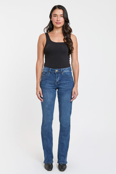 Mid Rise Curve Confidence WannaBettaButt Bootcut Jeans, Pack of 8