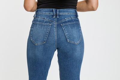 Mid Rise Curve Confidence WannaBettaButt Bootcut Jeans, Pack of 8