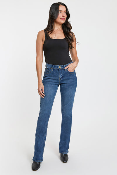 Mid Rise Curve Confidence WannaBettaButt Bootcut Jeans, Pack of 8