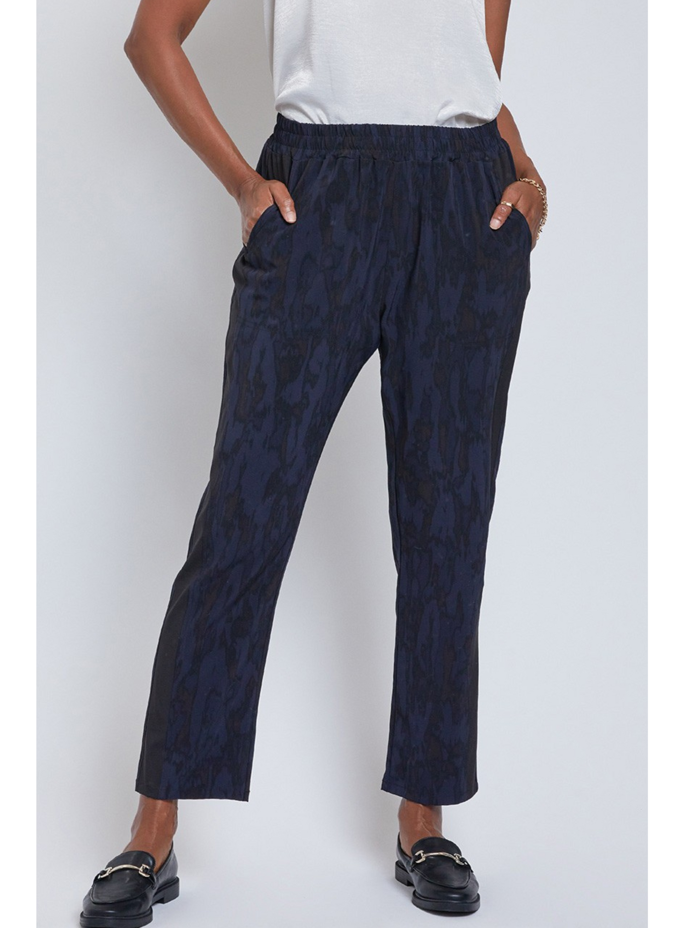 Missy Techno Fabric Straight Leg Jogger With Side Panel , Pack Of 6