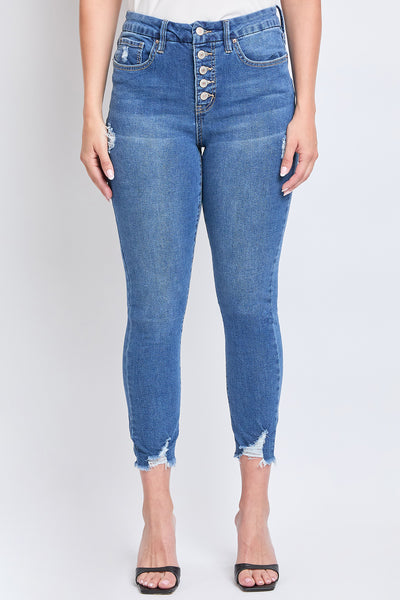 Missy Curvy Fit Exposed 5-Button Ankle Jean Made With Recycled Fibers, Pack Of 12