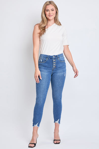 Missy Curvy Fit Exposed 5-Button Ankle Jean Made With Recycled Fibers, Pack Of 12