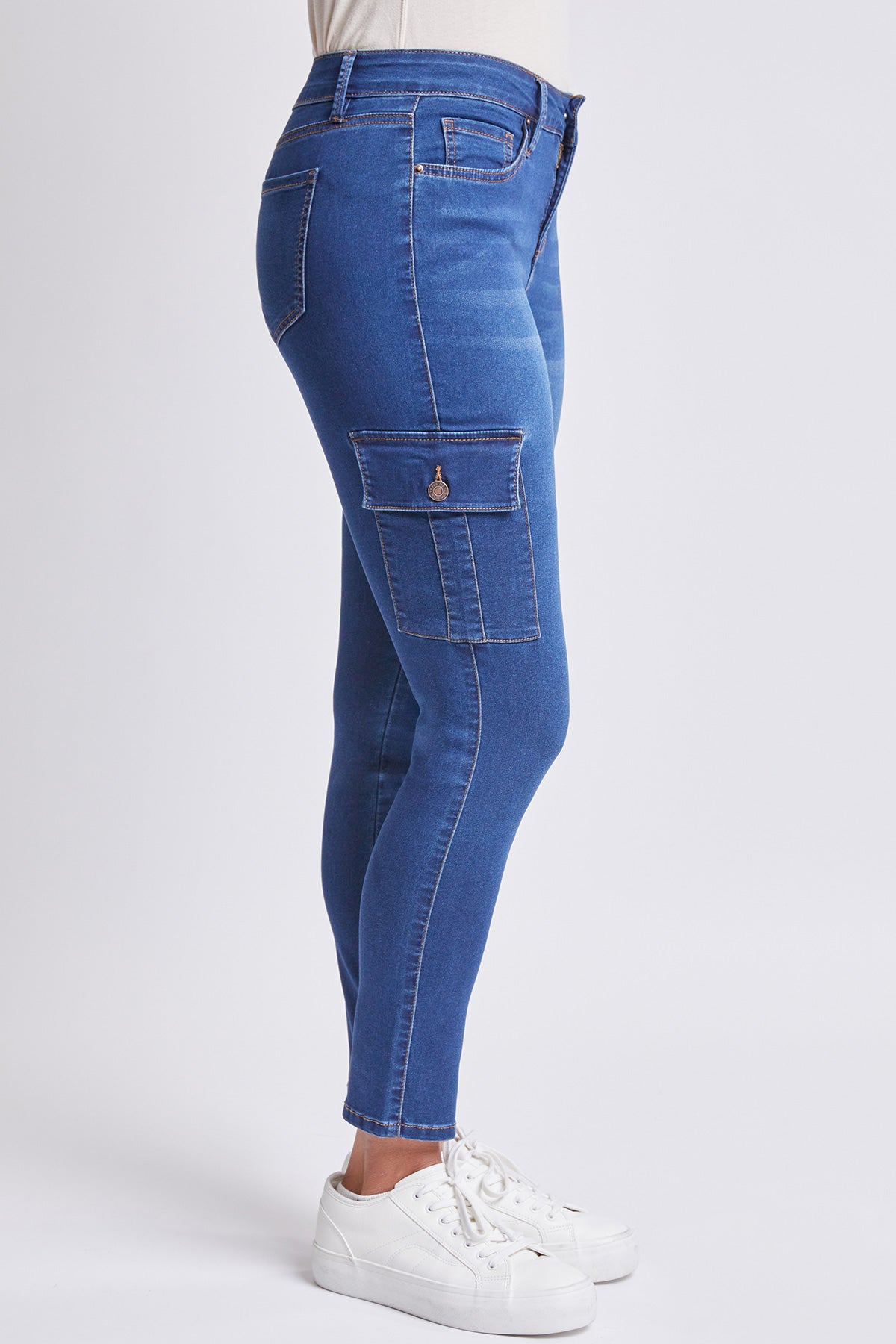 Missy Hyperdenim Mid Rise Skinny Cargo Jeans , Pack of 6