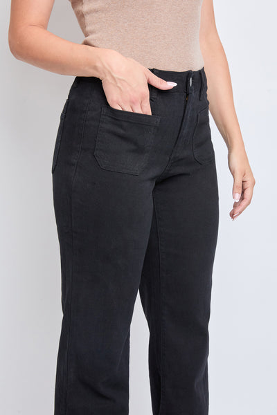 Missy High Rise Snip To Fit Wide Leg Jean- OPEN STOCK