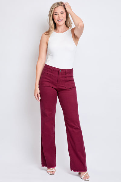 Missy High Rise Snip To Fit Wide Leg Jean- OPEN STOCK