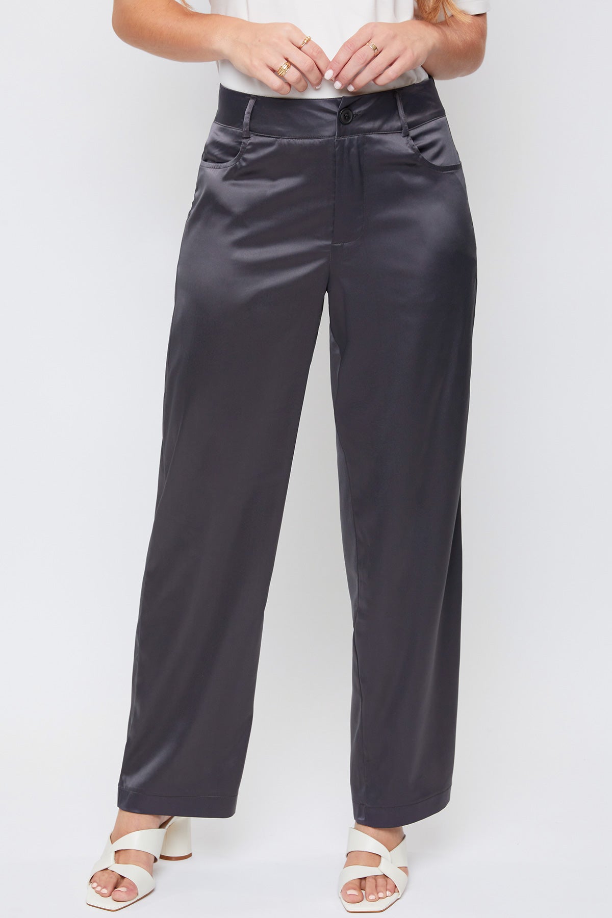 Missy Matte Stretch Satin  Stove Pipe Pant, Pack of 12