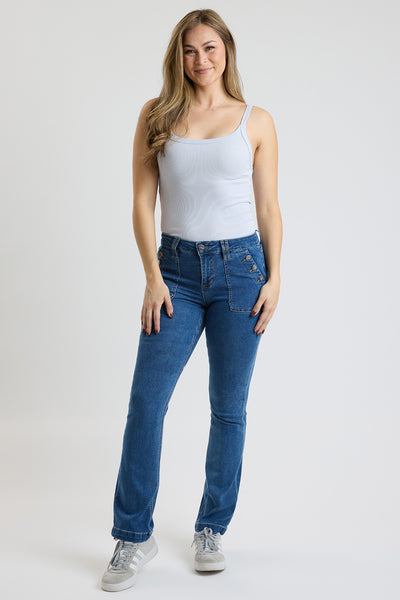 Mid Rise Sailor Bootcut, Pack of 8