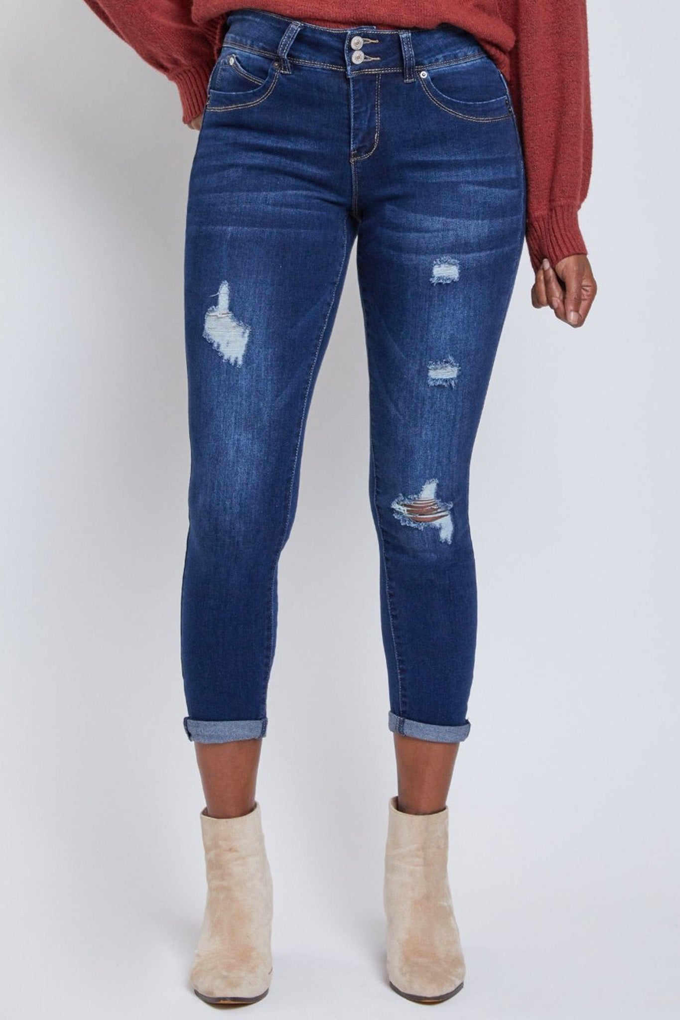 Wannabettabutt Cuff Ankle Jean , Pack Of 12