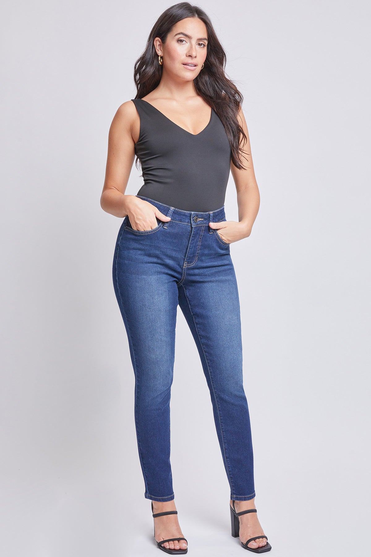 Sustainable High Rise Skinny Jeans, Pack, of 12
