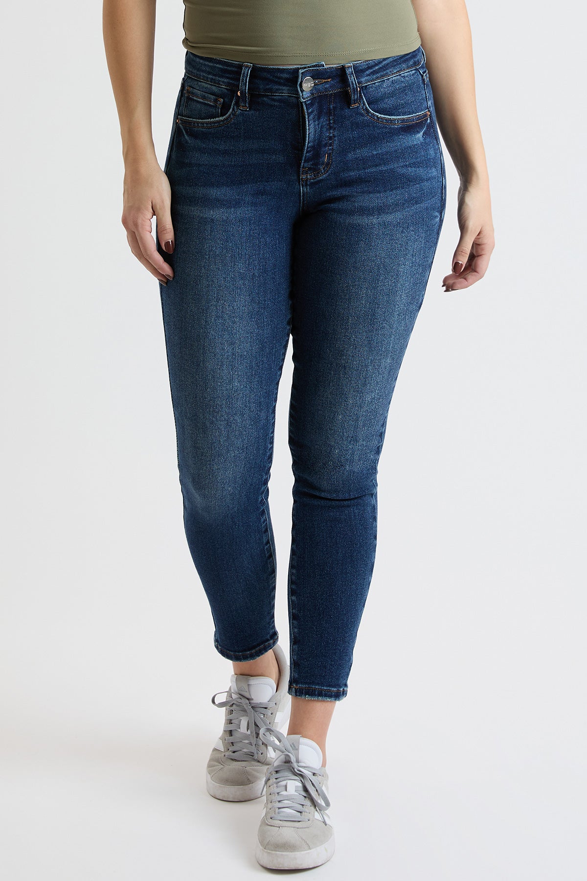 High Rise Premium Stretch Basic Skinny, Pack of 8