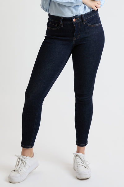 High Rise Premium Stretch Basic Skinny, Pack of 8