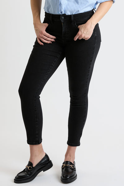 High Rise Premium Stretch Basic Skinny, Pack of 8