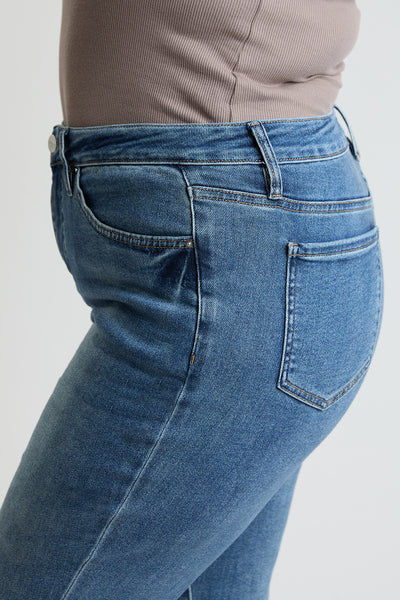Plus High Rise Premium Stretch Cuff Capri, Pack of 6