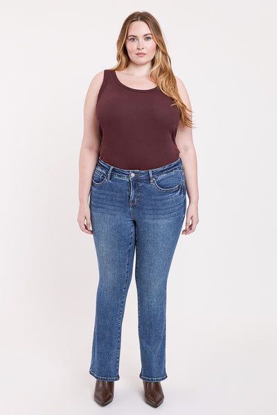 Plus High Rise Premium Stretch Bootcut Jeans, Pack of 6