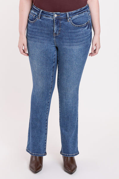 Plus High Rise Premium Stretch Bootcut Jeans, Pack of 6