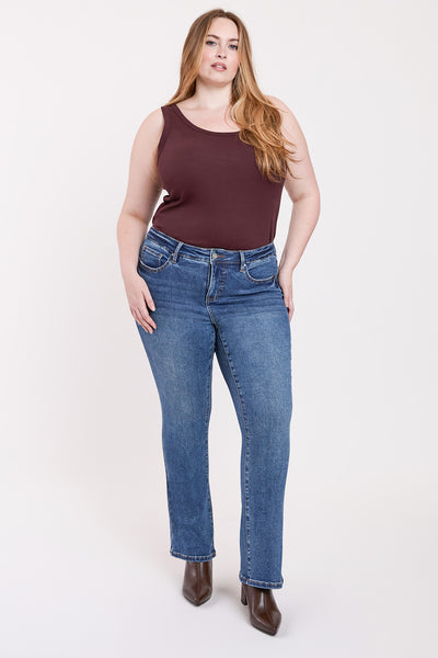 Plus High Rise Premium Stretch Bootcut Jeans, Pack of 6