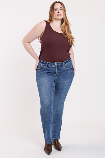 Plus High Rise Premium Stretch Bootcut Jeans, Pack of 6