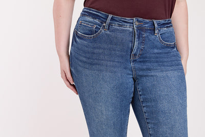 Plus High Rise Premium Stretch Bootcut Jeans, Pack of 6