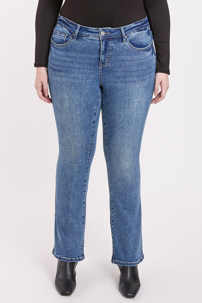 Plus High Rise Premium Stretch Bootcut Jeans, Pack of 6