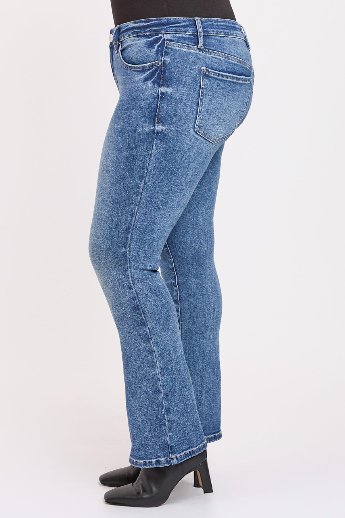 Plus High Rise Premium Stretch Bootcut Jeans, Pack of 6