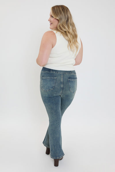 Plus Mid Rise 3-Button Bootcut Jeans, Pack of 6