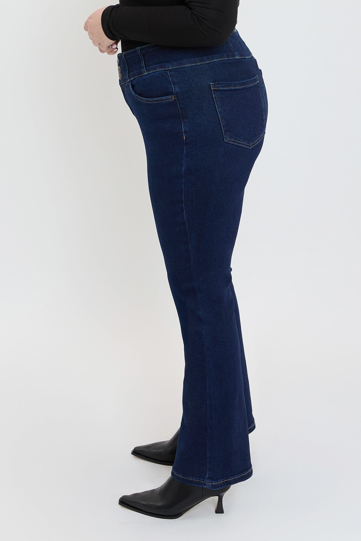 Plus Mid Rise 3-Button Bootcut Jeans, Pack of 6