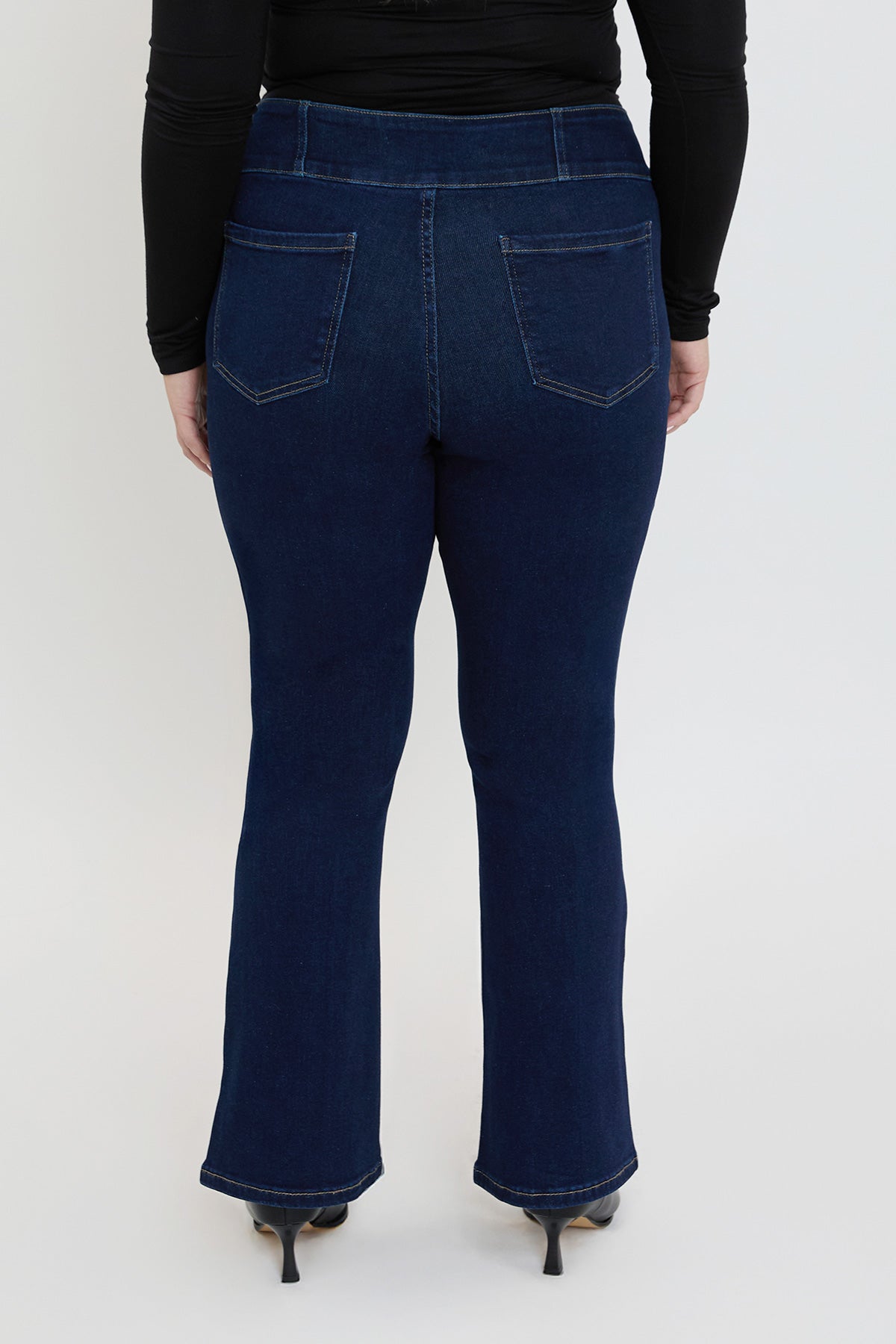 Plus Mid Rise 3-Button Bootcut Jeans, Pack of 6
