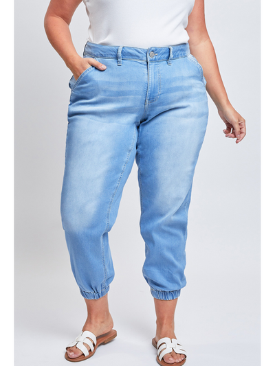 Plus Elastic Waist Anklet Jogger Pants, Pack of 12