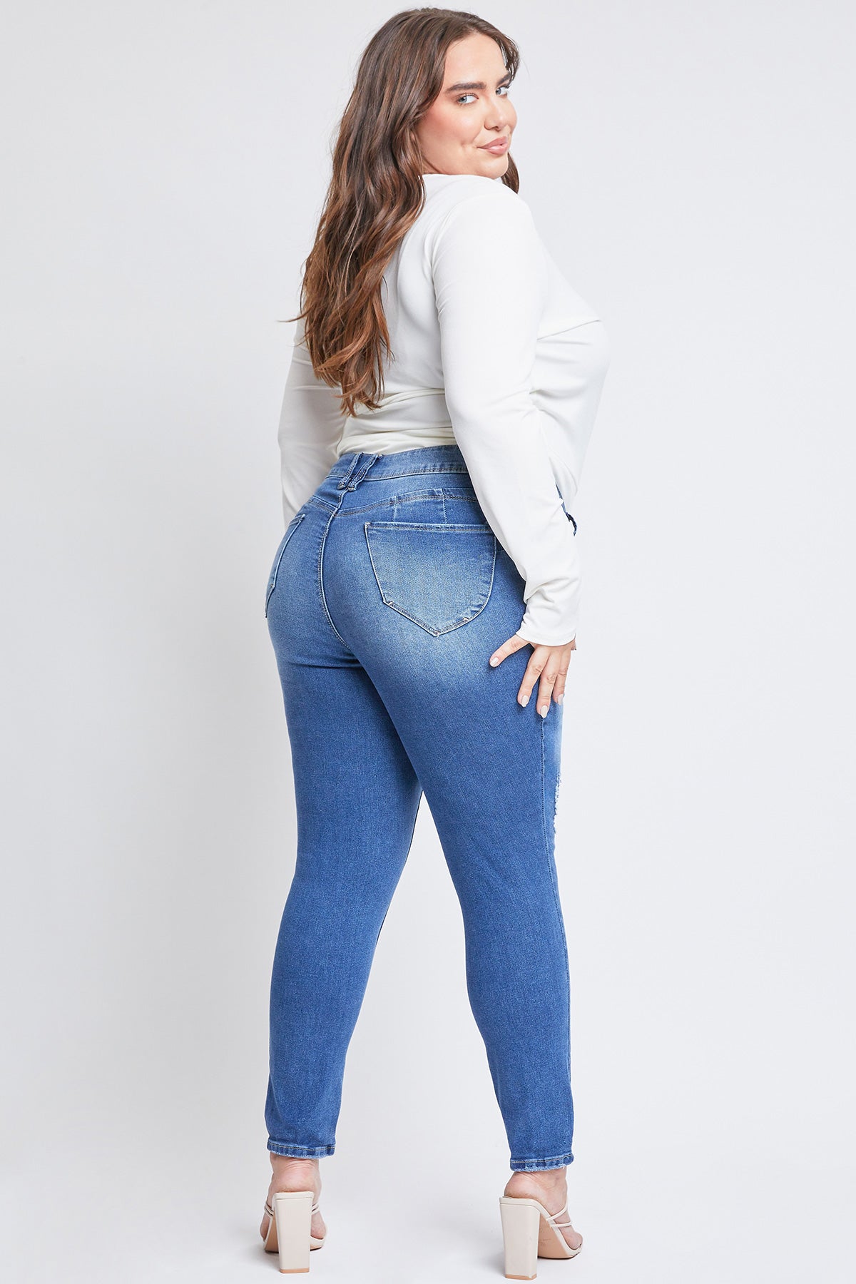 Missy Plus Wannabettabutt Mid-Rise Skinny Jean, Pack of 12