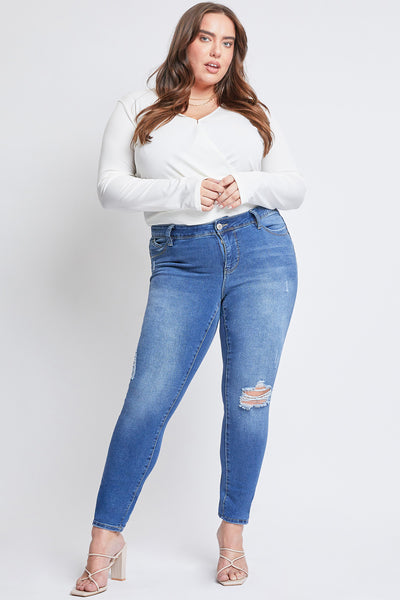 Missy Plus Wannabettabutt Mid-Rise Skinny Jean, Pack of 12