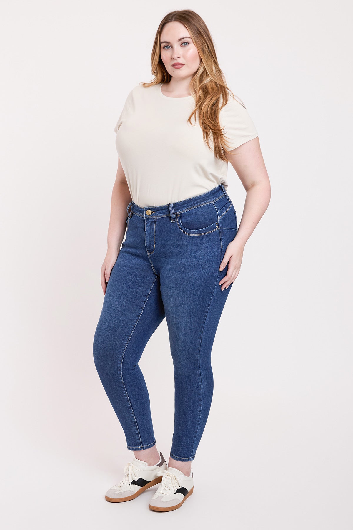 Plus High Rise Curve WannaBettaButt Skinny Jeans, Pack of 6