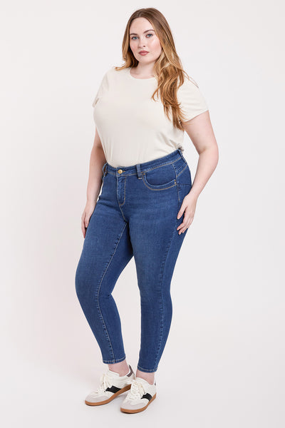 Plus High Rise Curve WannaBettaButt Skinny Jeans, Pack of 6