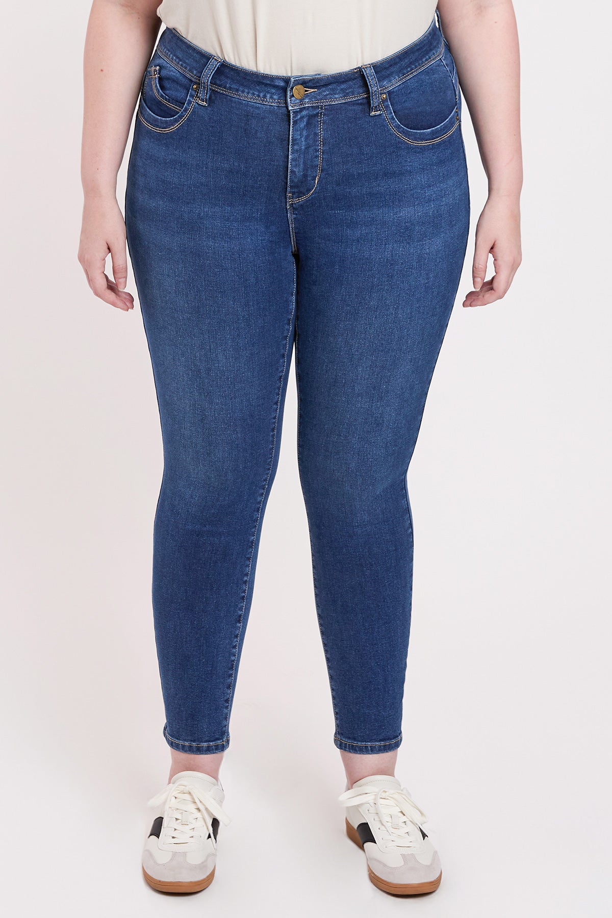 Plus High Rise Curve WannaBettaButt Skinny Jeans, Pack of 6