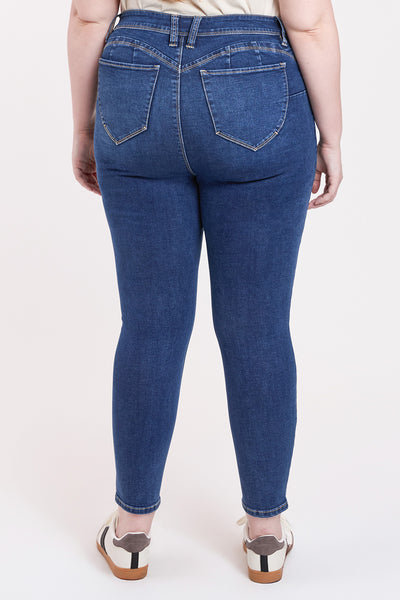 Plus High Rise Curve WannaBettaButt Skinny Jeans, Pack of 6