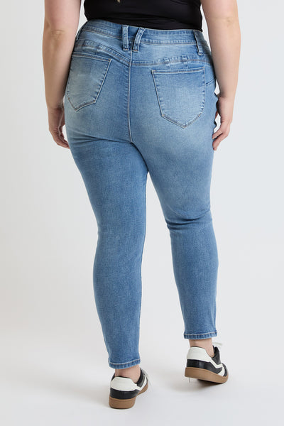 Plus High Rise Curve WannaBettaButt Skinny Jeans, Pack of 6