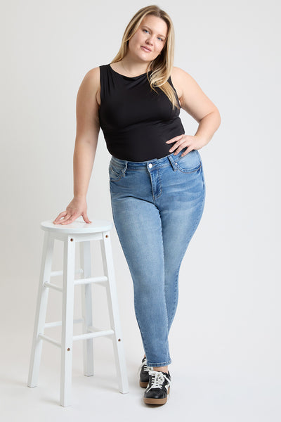 Plus High Rise Curve WannaBettaButt Skinny Jeans, Pack of 6