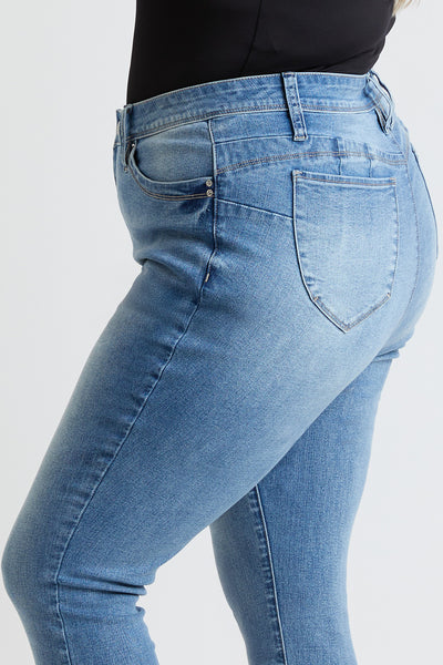 Plus High Rise Curve WannaBettaButt Skinny Jeans, Pack of 6