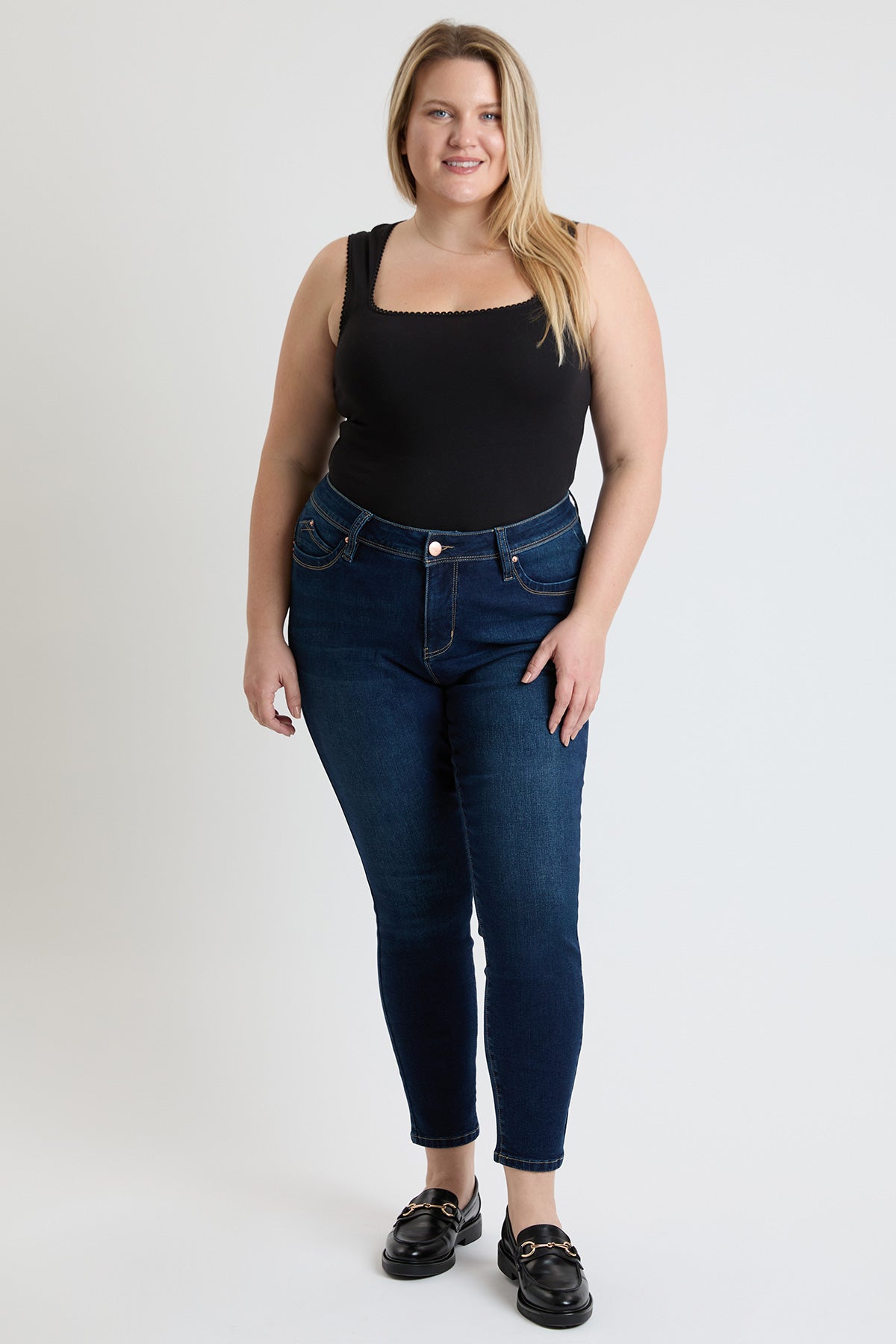 Plus High Rise Curve WannaBettaButt Skinny Jeans, Pack of 6