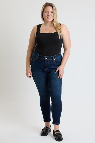 Plus High Rise Curve WannaBettaButt Skinny Jeans, Pack of 6