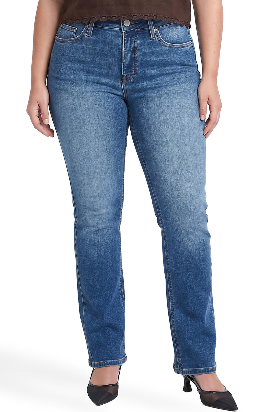 Plus Mia High Rise Bootcut Jeans-08N