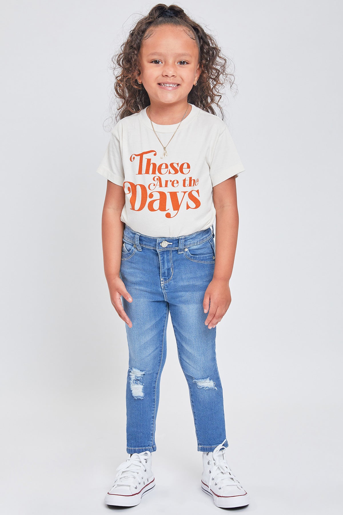 Toddler Girls WannaBettaFit Sustainable Skinny Jean, Pack of 4